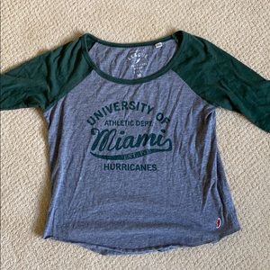 University of miami tshirt